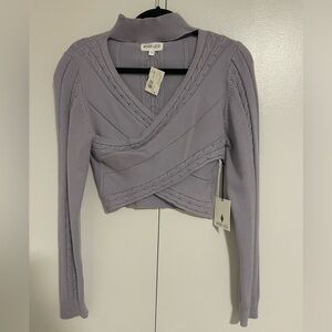 NWT: Whiteroom + Cactus, purple sweater, size Medium, NEVER WORN